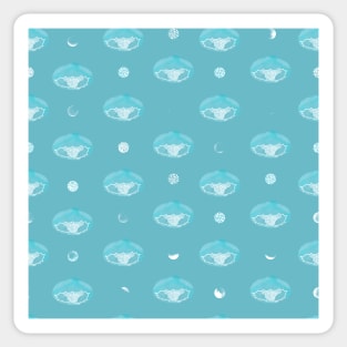 Polka Jellies Stinging Blue Sticker